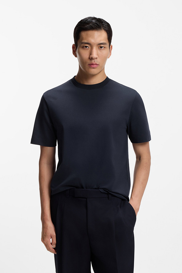 ΜΠΛΟΥΖΑ T-SHIRT BOSS - 404 ΜΠΛΕ